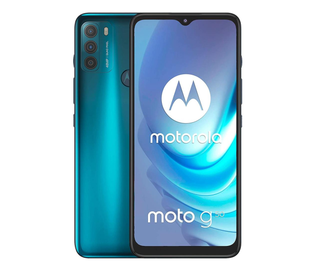 Motorola moto g50 5G 4/64GB Aqua Green 90Hz - 718013 - zdjęcie